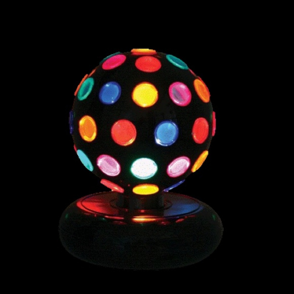 NWT 6 inch rotating disco ball